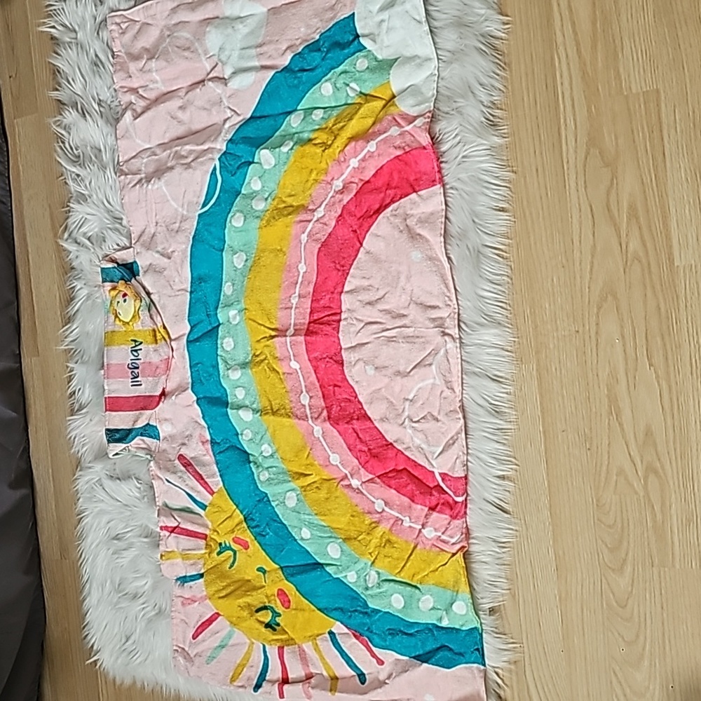 Hooded Abigail Monogrammed Beach towel